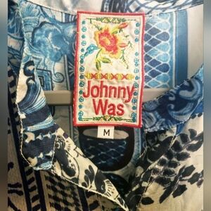 Johnny Was Silk Long Sleeve Tunic